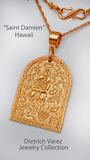  Saint Damien of Molokai Amulet - Handmade in Hawaii